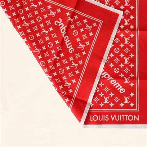 louis vuitton supreme bandana